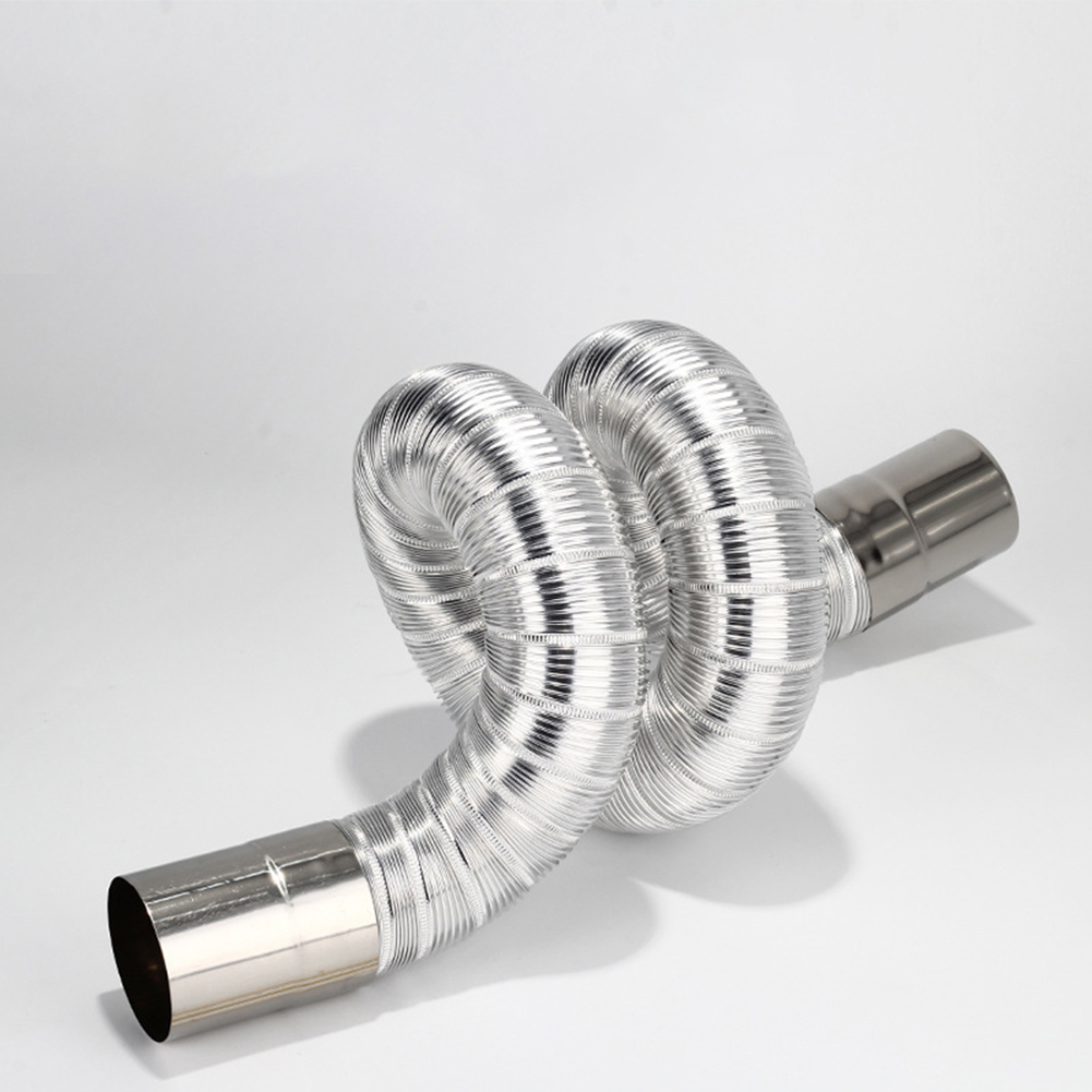 เตาสแตนเลสแบบยืดขนาด50มม. เครื่องเป่าท่อท่อไอเสียอัดอากาศบริสุทธิ์