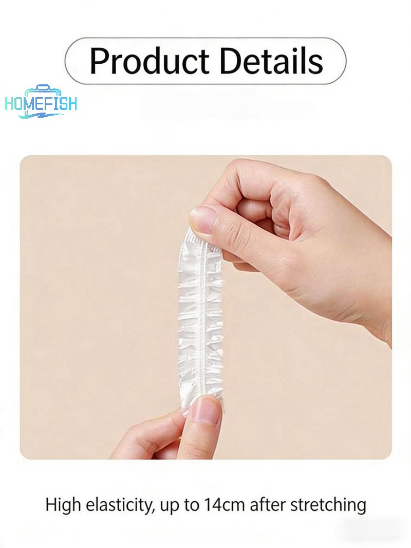 Homefish 50/80pcs Luggage Wheel Covers - Dustproof Suitcase Protectors Wheel, Disposable Travel Accessories for Trolley Cases