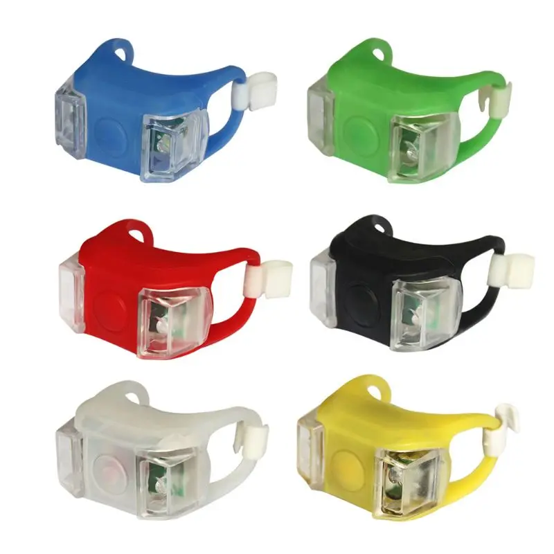 Lámpara LED silicona impermeable para cochecito bebé, luz 2 piezas con recordatorio para exteriores