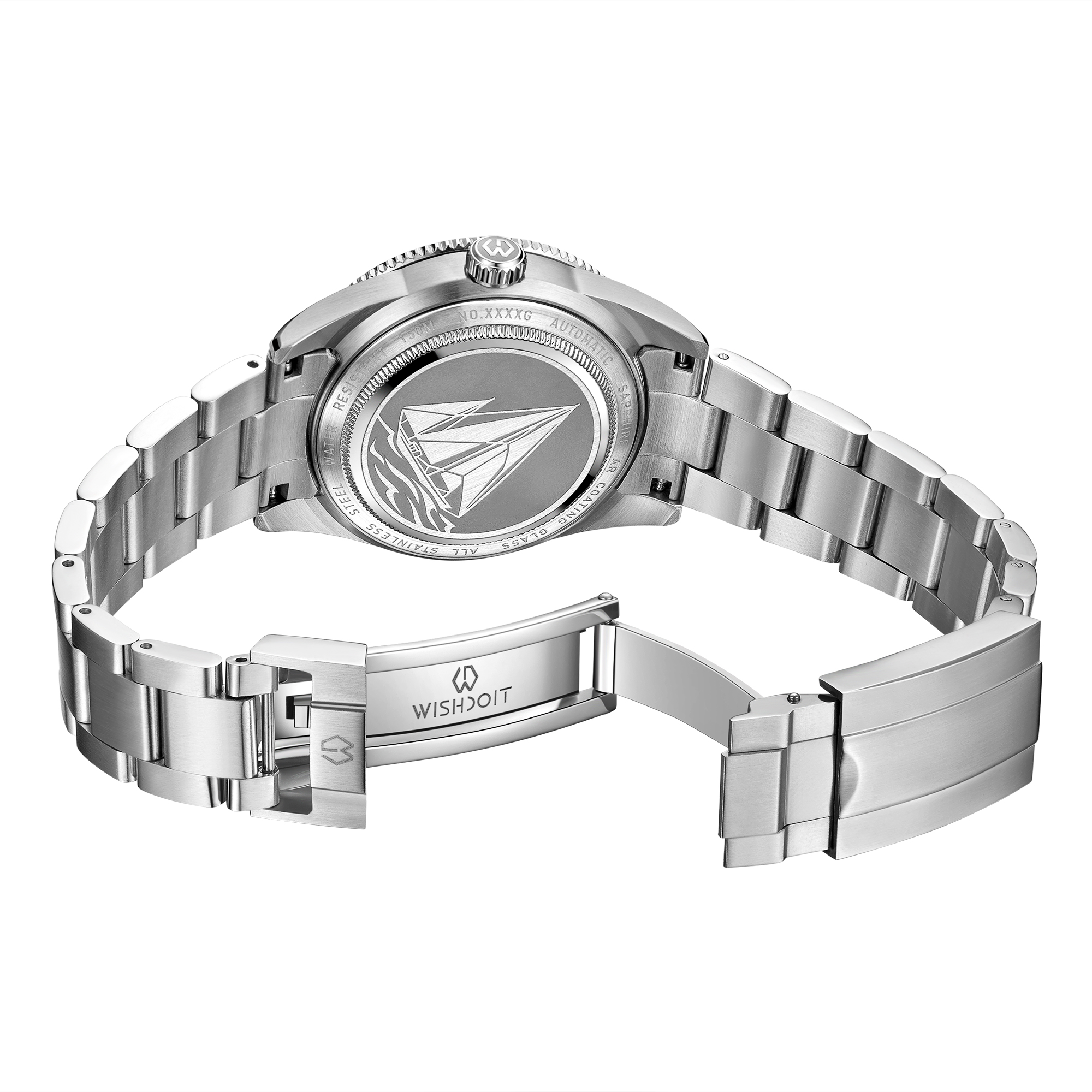 Nuevo reloj automático para hombre Reloj mecánico con bisel superluminoso para hombre Japón NH35 Buceo a prueba de agua hasta 150 metros