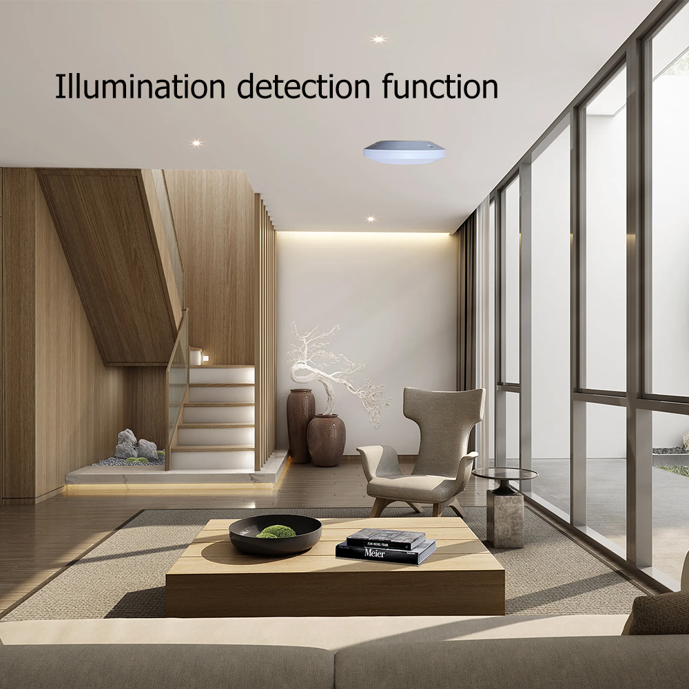 ZigBee 3,0/Wifi 24G MmWave Radar Menschliche Anwesenheit Motion Sensor Für Licht Schalter Helligkeit Erkennung 110/220V tuya Smart Leben Zuhause