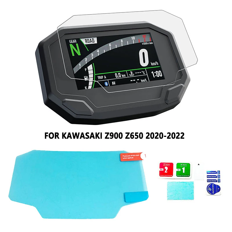 Protector de pantalla de película de protección contra rayaduras de panel de motocicleta para Kawasaki Z900 Z650 Ninja 650 ninja650 Ninja 1000 2020 2021 2022