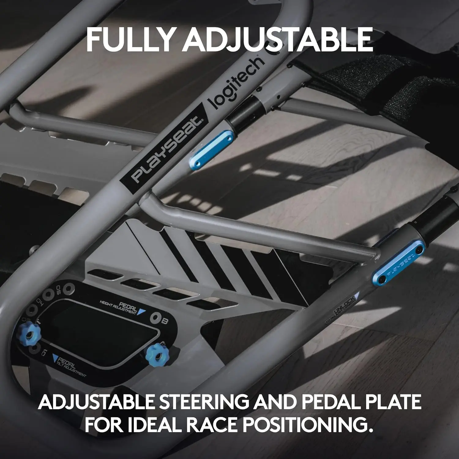 Logitech G Edition Sim Racing Cockpit  Fully Adjustable  Direct drive Support Lightweight