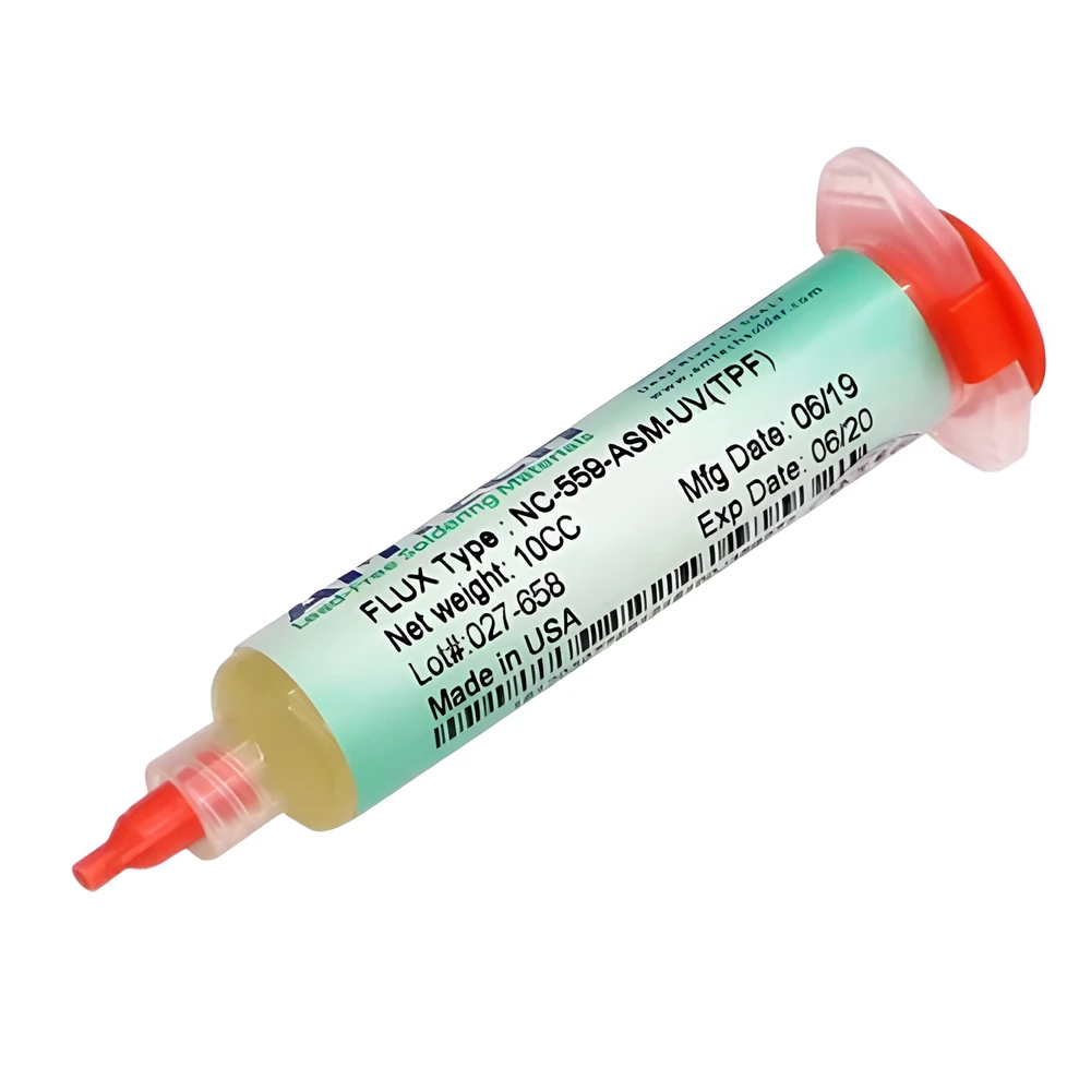10Pcs 100% Original AMTECH NC-559-ASM BGA PCB No-Clean Solder Paste Welding Advanced Oil Flux Grease 10cc Soldering Repair Paste