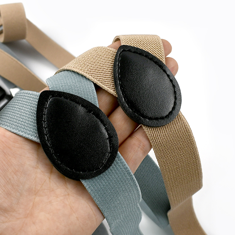 1Pc Deepeel 2.5cm Adult Men's Suspenders Harness Man Invisible 3 Clip Braces Elastic Adjust Strap Suspender Men for Shirts Pants