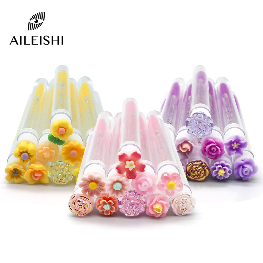 10/50 шт. многоразовые трубки для кистей для ресниц, кисть для бровей, палочки для ресниц, сменные пыленепроницаемые чистящие средства, трубки для хранения, инструмент для макияжа