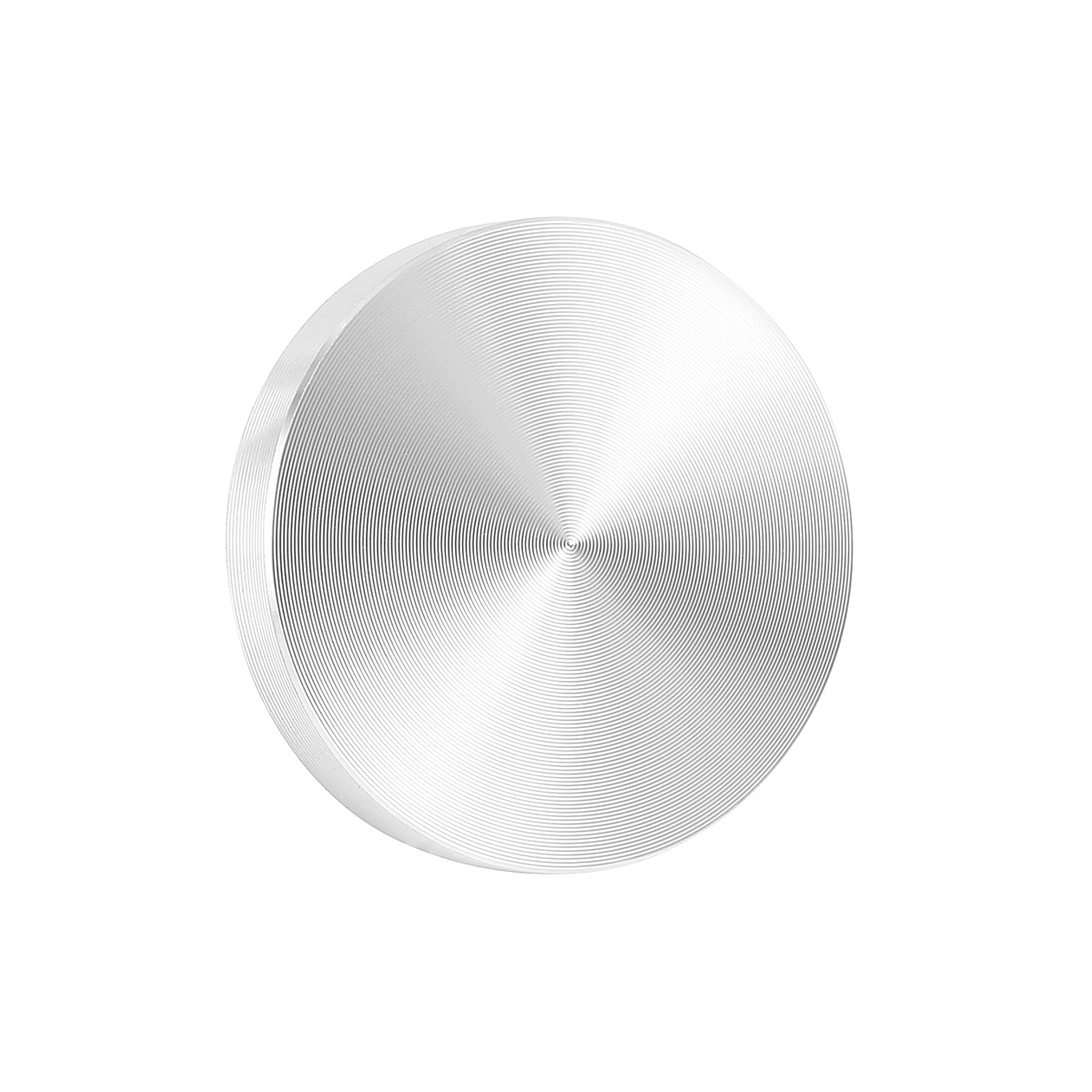 ขาโต๊ะอะแดปเตอร์แผ่นกระจก อลูมิเนียม กลม 50x8มม. สีเงิน