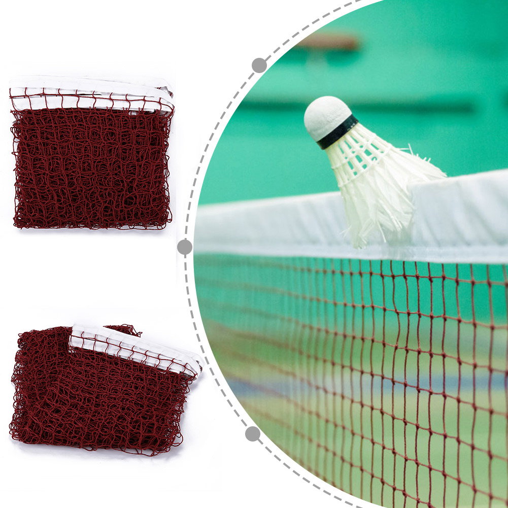 Filet de badminton en polypropylène, installation facile, remplacement, tennis, volley-ball