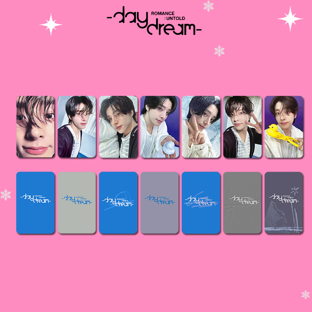 Kpop ボーイズアイドルワールドツアーアルバム ROMANCE DAYDREAM NO DOUBT SUNGHOON ロモカードフォトカードポストカードファンコレクションお土産グッズ