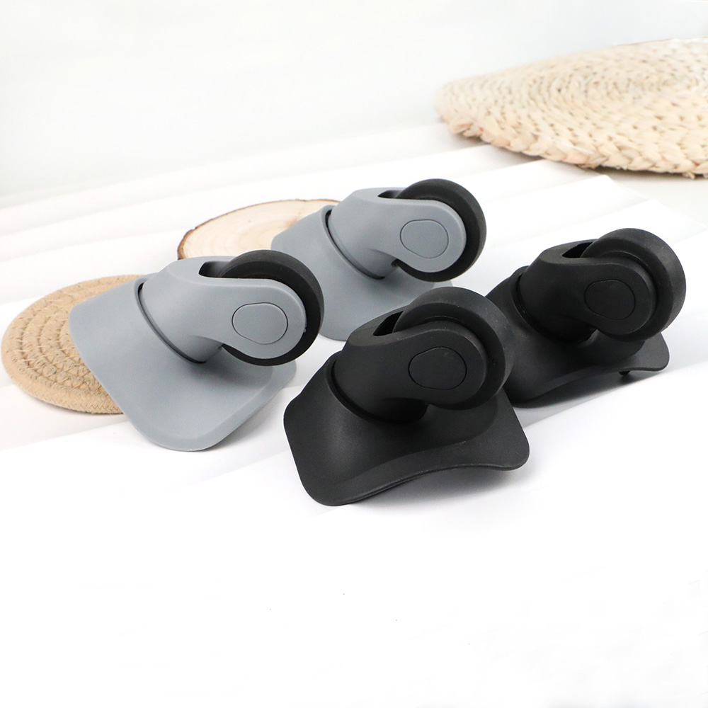 1 Pair Replacement Luggage Wheels For Suitcases Silent Luggage Spinner Caster A08 Rubber Wheels High Quality Trolley Accessories