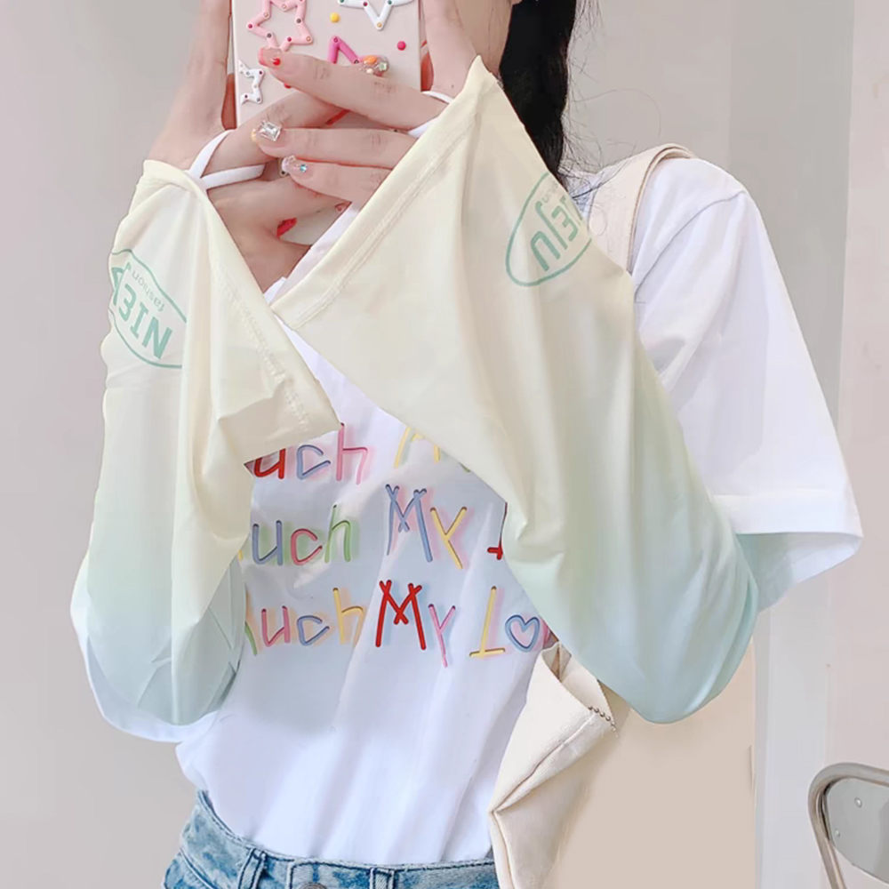 男性と女性のためのゆったりとしたサイクリングアームスリーブ,氷生地,UV保護,日焼け止め,ランニング,アウトドアスポーツ,ウォーマー,yzl05