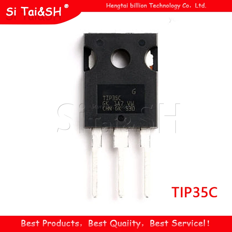 5PCS TIP35C TIP35 TO-3P 35C neues und originales IC-Datensystem