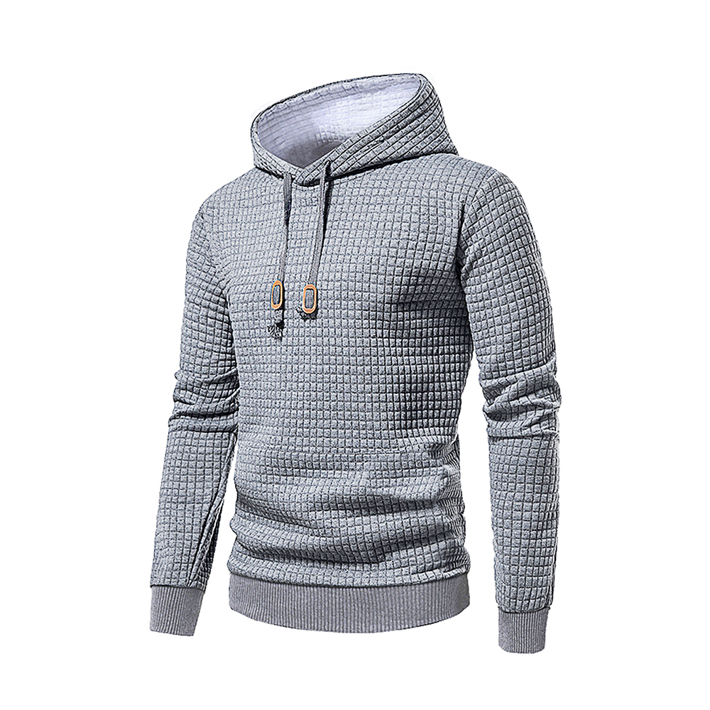 Nuevo jersey con capucha para hombre, suéter informal ajustado de manga larga para hombre, suéter de punto, tops sueltos, ropa deportiva para exteriores para hombre