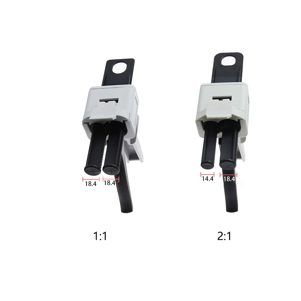 Pistolet à colle manuel 1-1/2-1, 50ml, pistolet à colle époxy AB, matériau PP de haute qualité, pistolet de remplissage de colle, pistolet à colle dentaire