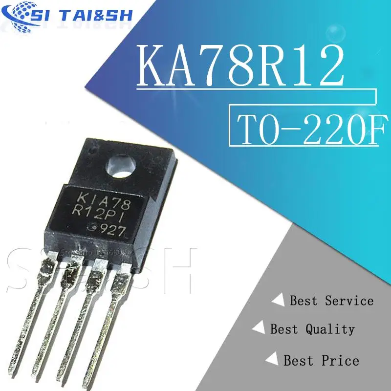 5 pçs/lote KA78R12 78R12 F-4 12V 1A sistema de dados