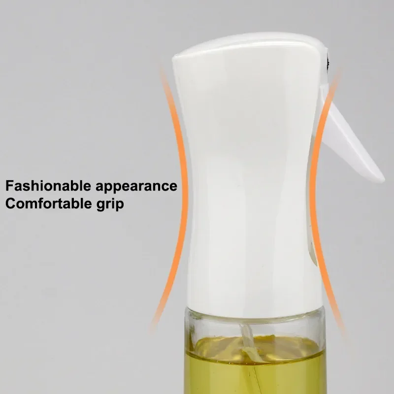 1pc 200ml/300ml 오일 스프레이 병 주방 요리 올리브 오일 디스펜서 캠핑 바베큐 베이킹 식초 간장 분무기 용기