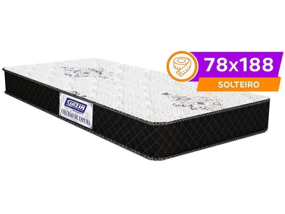 Colchão Solteiro Gazin de Espuma D33 15x78x188cm