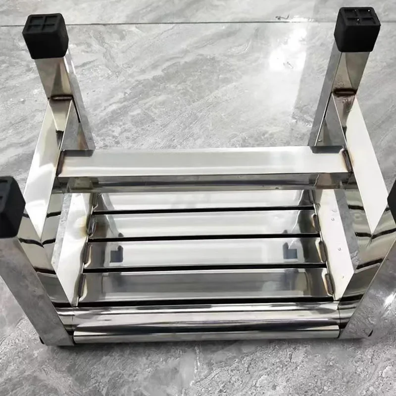 Taburete bajo impermeable de acero inoxidable, banco de baño, taburete de recogida, taburete alto portátil Sgabello Pieghevole para el hogar