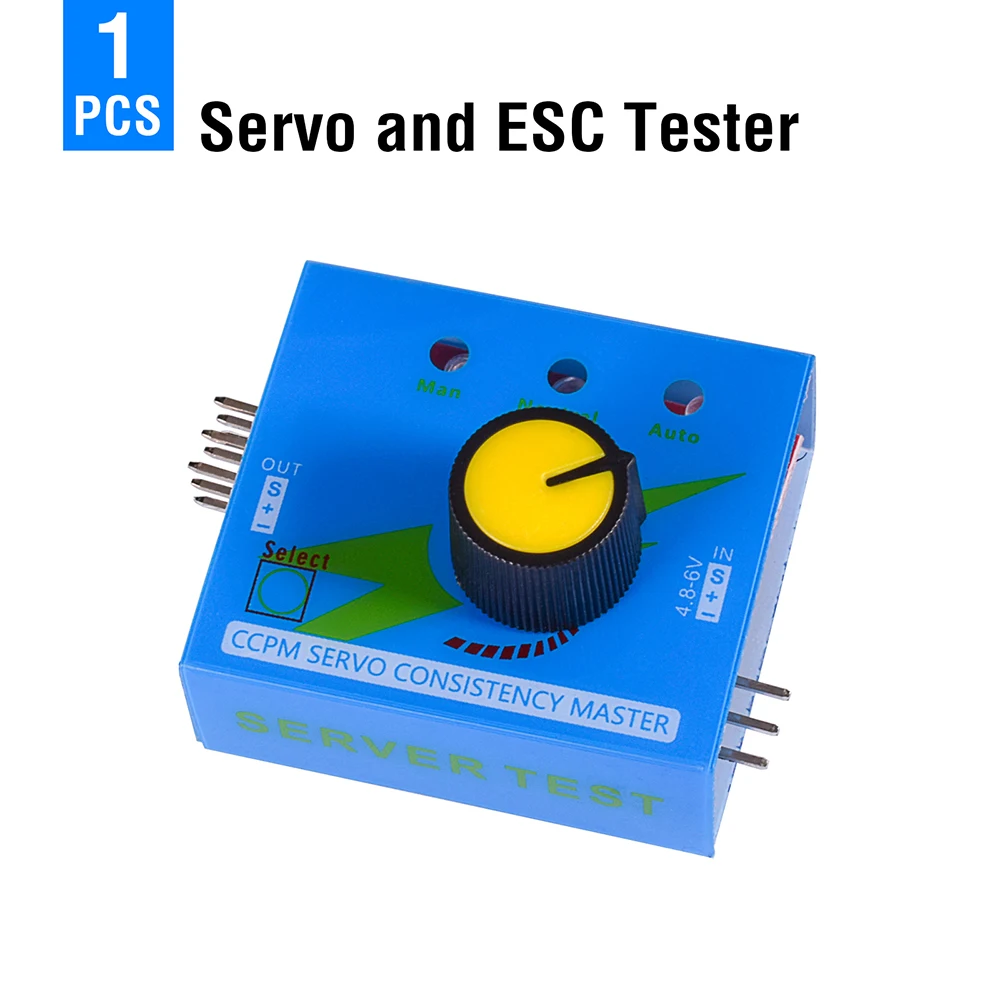 เครื่องทดสอบเซอร์โว RC 3CH ดิจิตอล Multi ESC ความสม่ําเสมอตัวควบคุมความเร็ว Checker ปรับพวงมาลัยเกียร์ CCPM สําหรับ RC เฮลิคอปเตอร์รถ