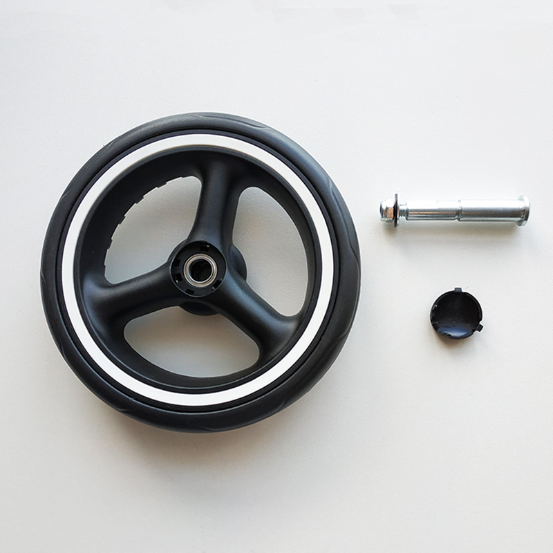 ล้อหลังสำหรับรถเข็น GB pockit + รถเข็นเด็กทุกเมืองพร้อมเพลาแบริ่งอุปกรณ์เสริมสำหรับรถเข็นเด็กทารกยางล้อหลัง