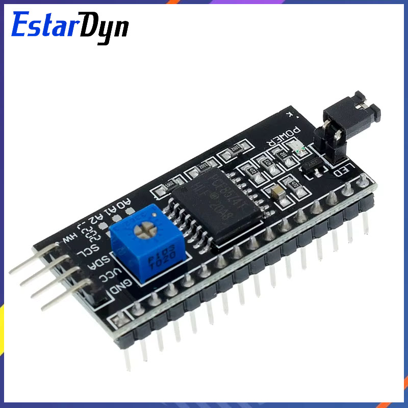 LCD1602 1602 LCD Module Blue / Yellow Green Screen 16x2 Character LCD Display PCF8574T PCF8574 IIC I2C Interface 5V for arduino