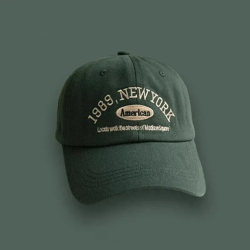 Cappello da Baseball retrò coreano primaverile da donna, autunno e inverno, Wild Ins, berretto da ricamo con lettera di strada, coppia estiva da uomo