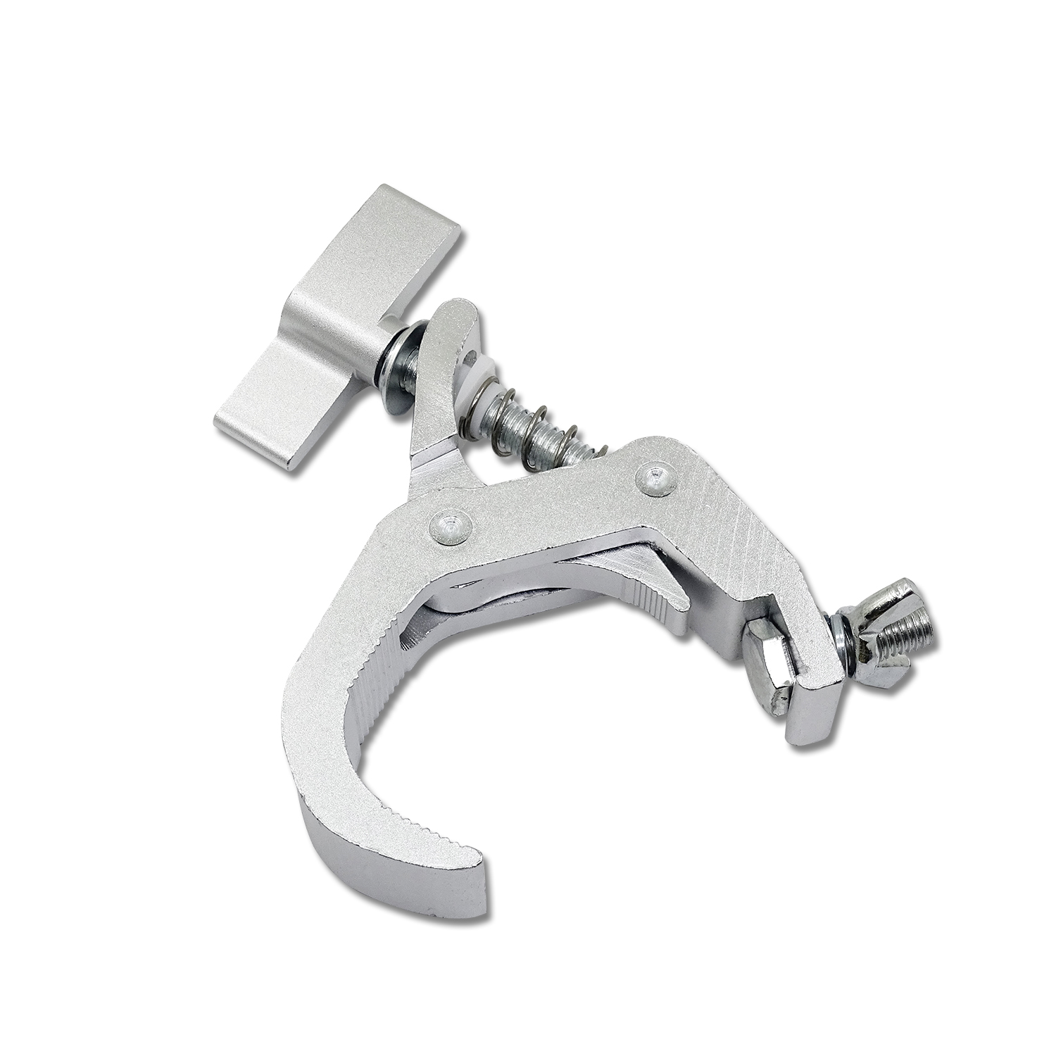 10 unids/lote ganchos duraderos de alta resistencia abrazadera de aleación de aluminio 150kg 40-60mm soporte de luz de escenario gancho abrazadera de luz soporte Truss
