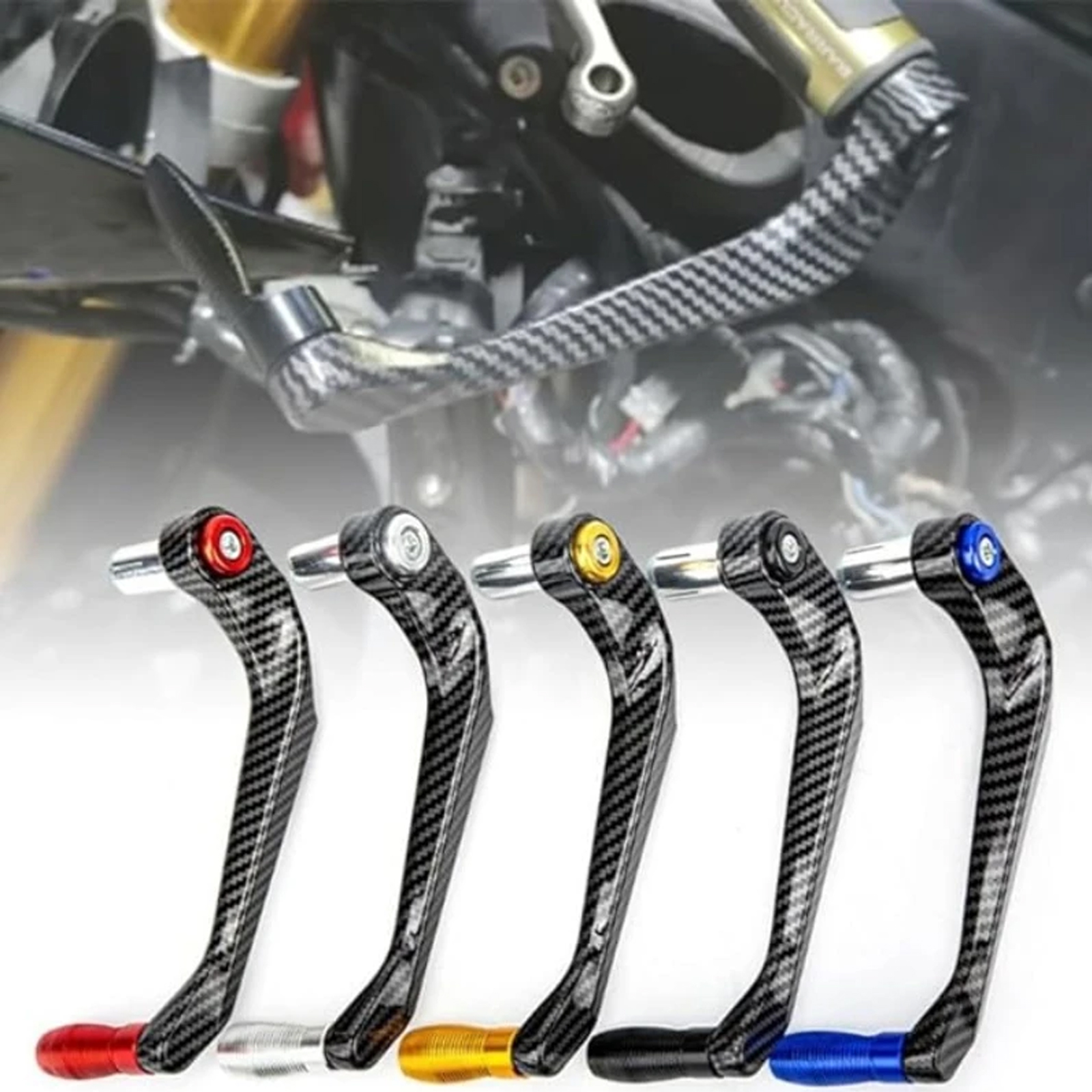 Uniwersalne motocyklowe osłony dłoni z aluminium CNC, dźwignie hamulca i sprzęgła, akcesoria modyfikacyjne, handguard