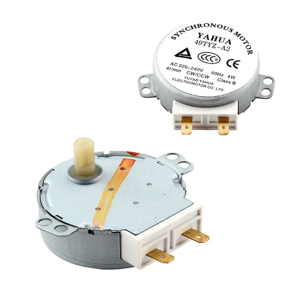 AC 220-240V 4W 50/60Hz CW/CCW Motor síncrono de tocadiscos de microondas TYJ50-8A7 para soplador de aire 49TYZ-A2 Motor de bandeja de horno microondas