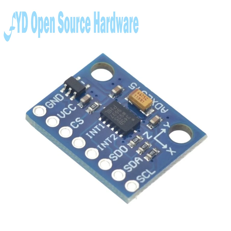 1 Chiếc GY-291 ADXL345 3 Trục Kỹ Thuật Số Cảm Biến Trọng Lực Gia Tốc Mô Đun IIC/SPI Truyền