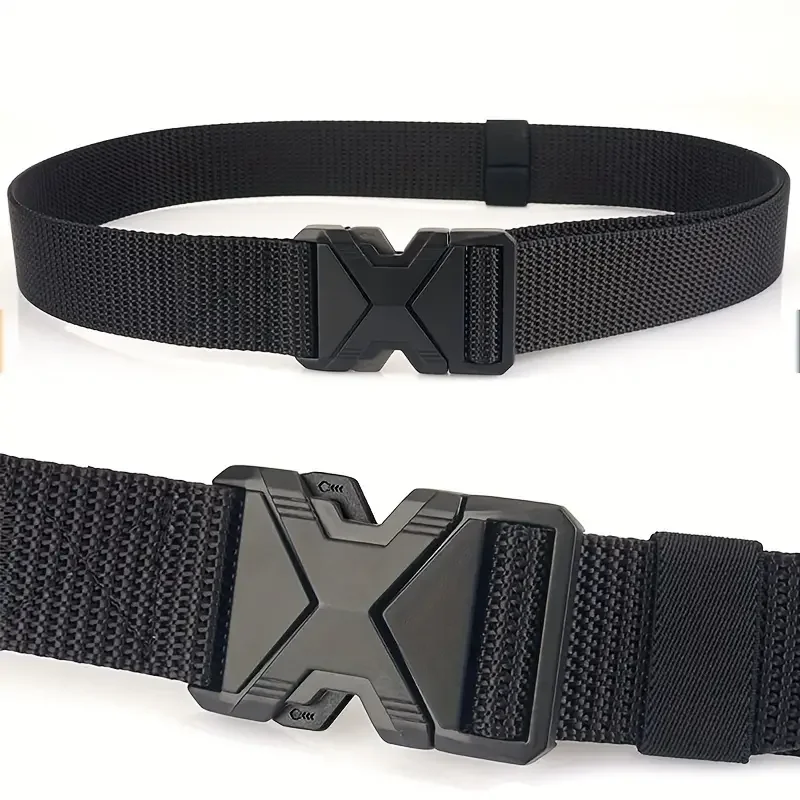 2PC เข็มขัดผู้ชายกองทัพการล่าสัตว์กลางแจ้งยุทธวิธีกลางแจ้ง Mountaineering Multifunctional ยุทธวิธีผ้าใบไนลอนทอกางเกงเข็มขัด