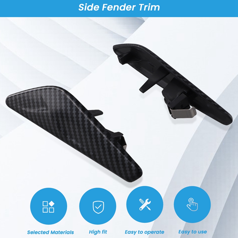 Front Side Fender Trim Finisher 51117338569 51117338570 For BMW F25 F26 2013-2017