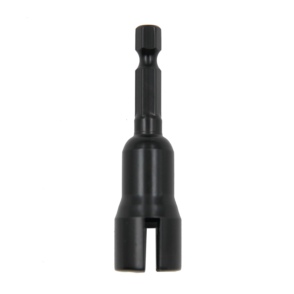 Natural color 65mm slotted socket hexagonal handle electric screwdriver wrench black butterfly hole socket wrench tool