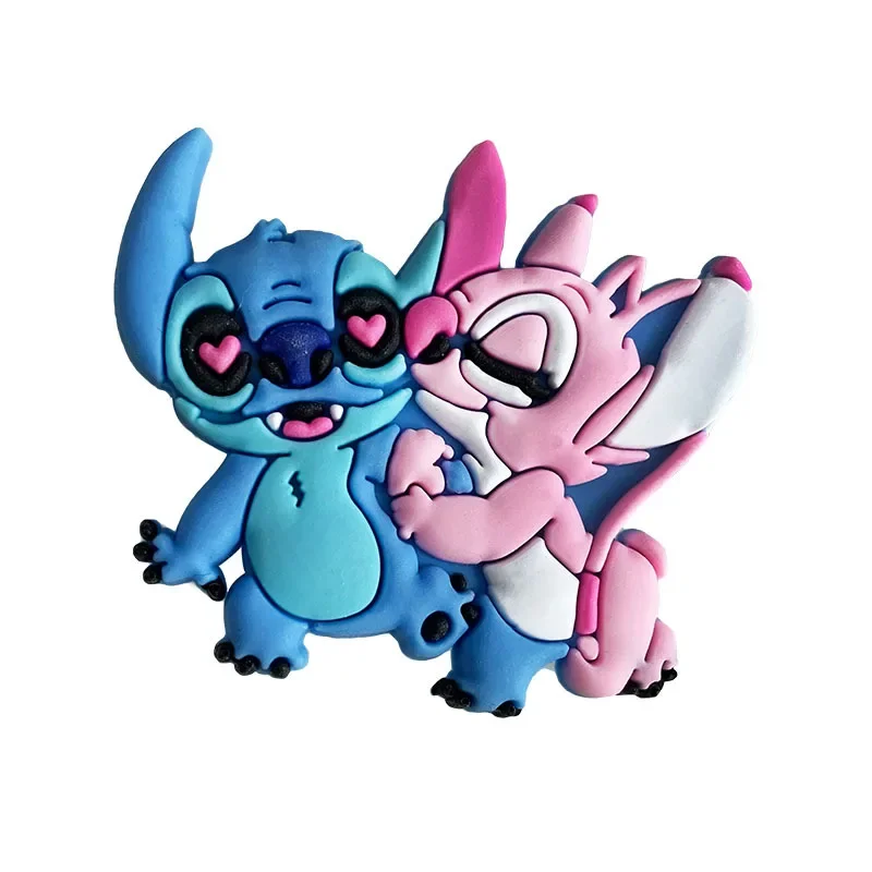 การ์ตูน Stitch Series หลอดโค้งหลอดไอศกรีมยางนุ่มเป็นมิตรกับสิ่งแวดล้อมวัสดุเกรดอาหารศิลปะการออกแบบฟาง