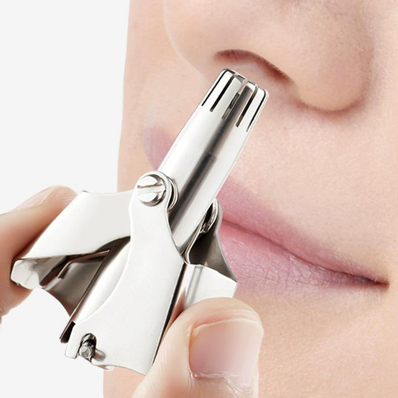 Tondeuse à cheveux Portable lavable pour hommes, nettoyage sans rouiller, épilation indolore du nez, rasoir Portable à faible bruit