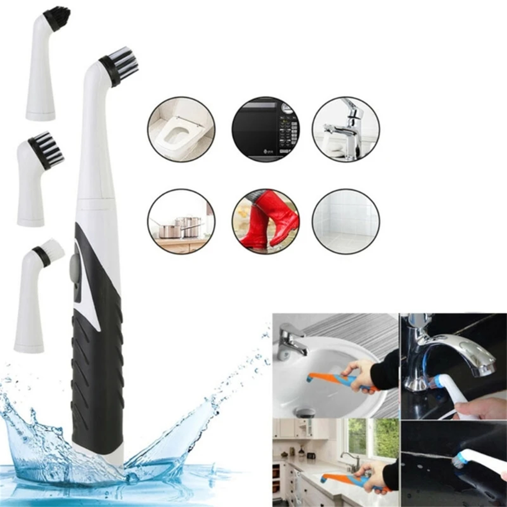 4 pezzi spazzola per pulizia setole morbide cucina bagno spazi vuoti strumento per la pulizia delle piastrelle angolari spazzola per uso domestico scrubber multifunzionale