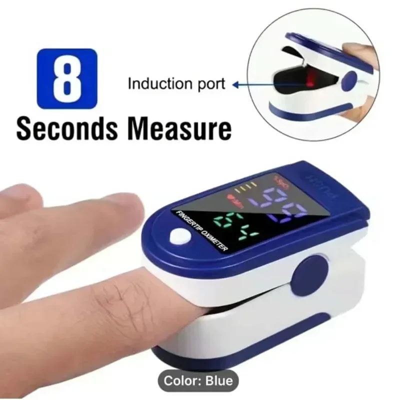 แบบพกพาสี่สีปลายนิ้ว Oximeter Heart Rate Meter PULSE เลือดออกซิเจนความอิ่มตัวหน้าจอ OLED หลอดดิจิตอล Practical Monitor