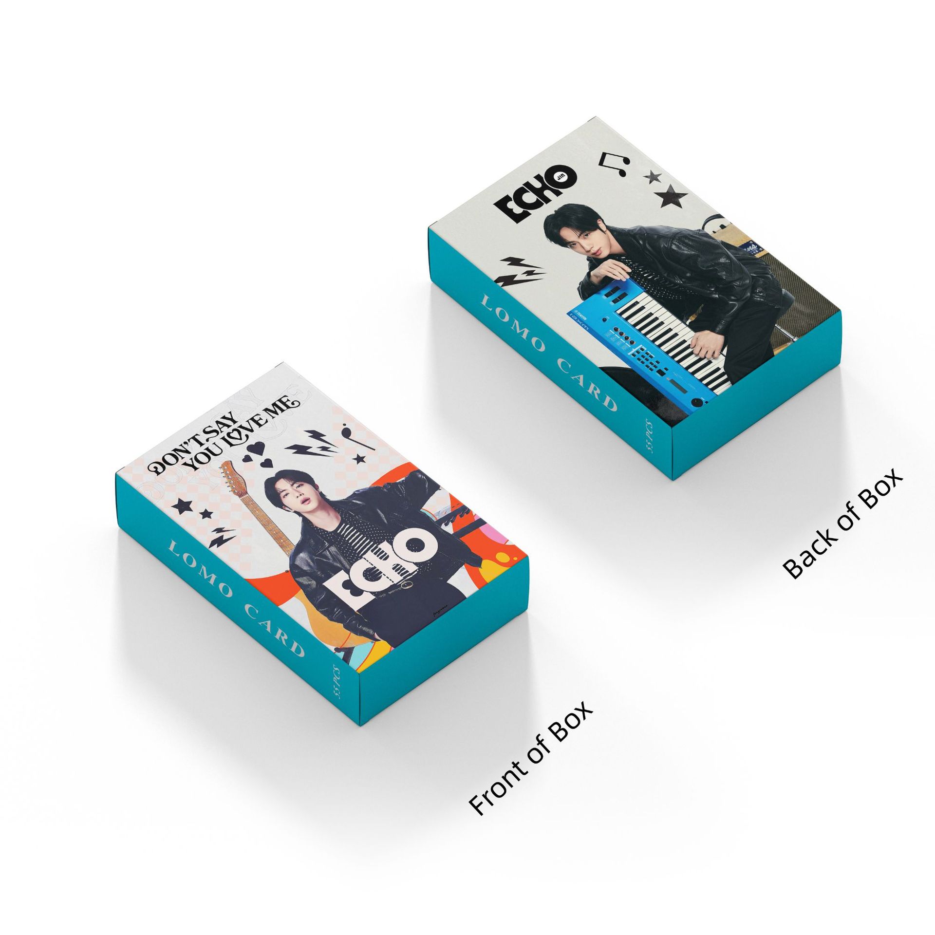 55Pcs Kpop 레이저 JIN JIMIN Photocards ECHO Lomo 카드 사진 카드 HD 사진 인쇄 사진 팬 컬렉션 선물