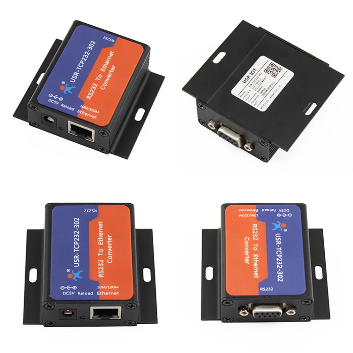 Convertidor USR-TCP232-302 RS232 a TCP IP de serie a Ethernet, compatible con DNS DHCP, webage integrado