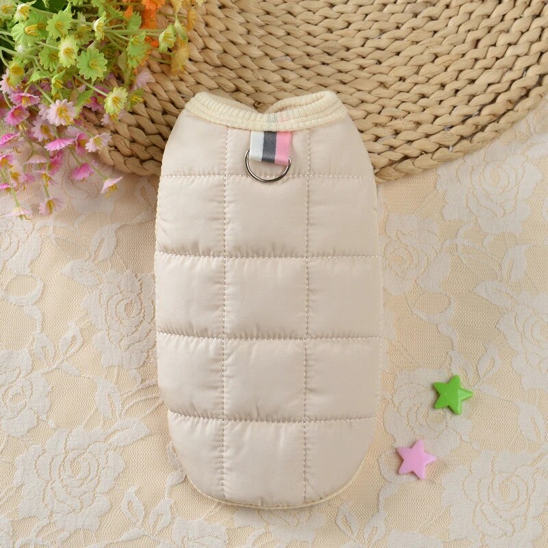Ropa para perros de compañía, chaleco de algodón para invierno, abrigos a prueba de viento cálidos para perros pequeños y medianos, ropa para cachorros, Bulldog Francés, Chihuahua Perro