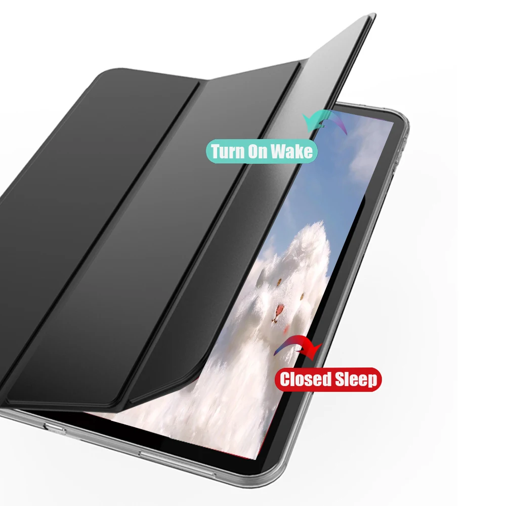 Ốp Lưng Máy Tính Bảng Dành Cho iPad Air 2 Ốp Lưng A1566 Siêu Mỏng Tự Động Đánh Thức Giấc Ngủ Lên Thông Minh Bao Da PU Cho iPad air2 9.7 ''2014 A1567 Funda