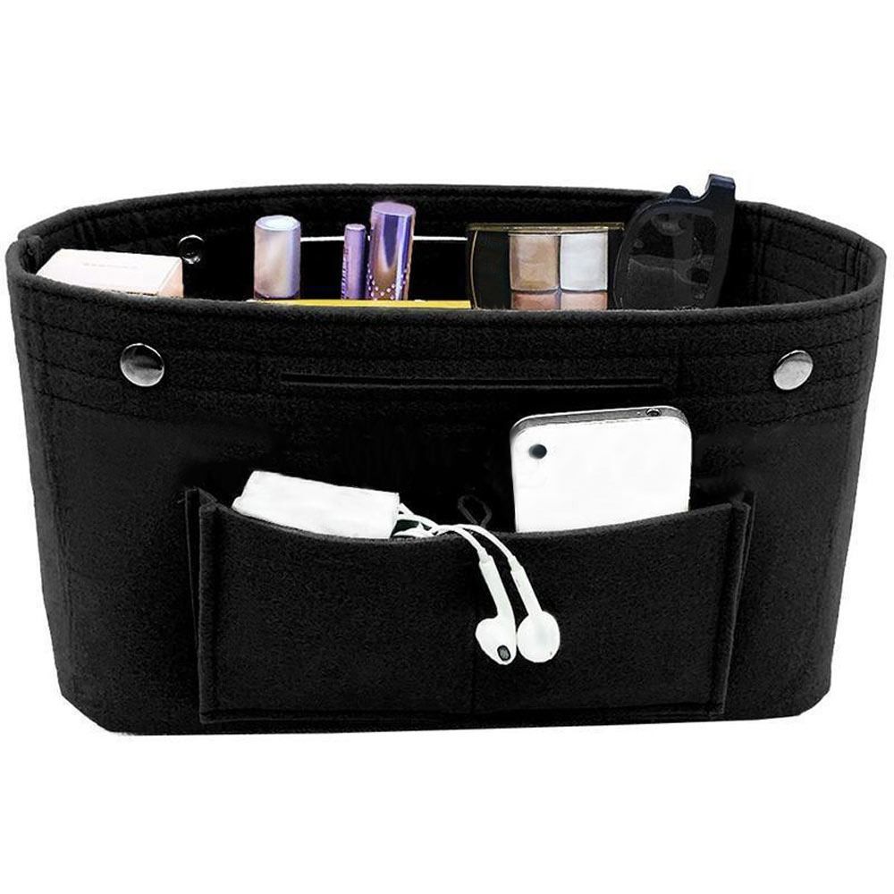 Bolso organizador para mujer, bolsa de viaje de fieltro, forro de inserción, bolsa organizadora
