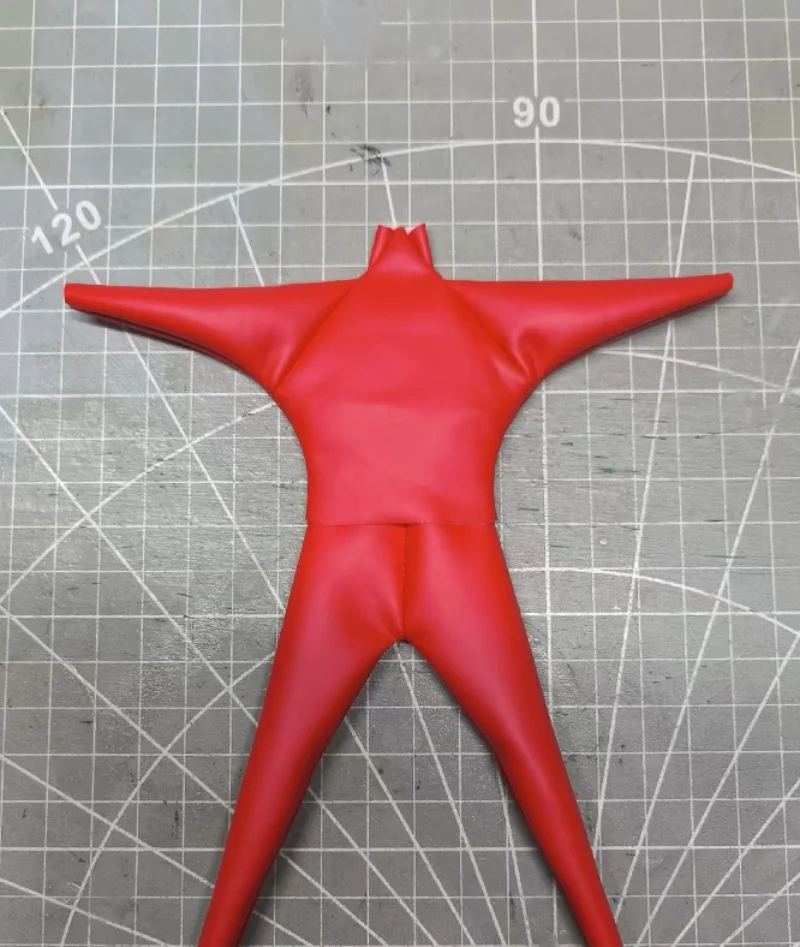 マフトイ用レッドジャンプスーツモデル、adam01、1:12スケール、6インチ