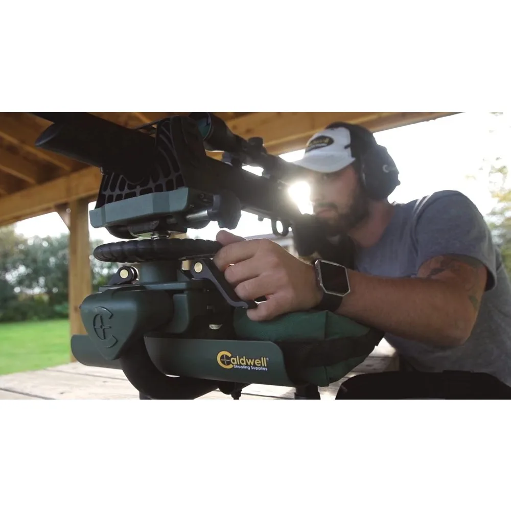 Caldwell Lead Sled DFT 2 Rifle Shooting Rest with Adjustable Ambidextrous Frame for Recoil Reduction, Sight in, and Stability