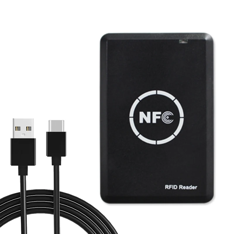 RFID Card Reader Copier Duplicator Key Fob NFC Smart Card Reader Writer 13.56MHz Encrypted Programmer UID Smart Keyfobs