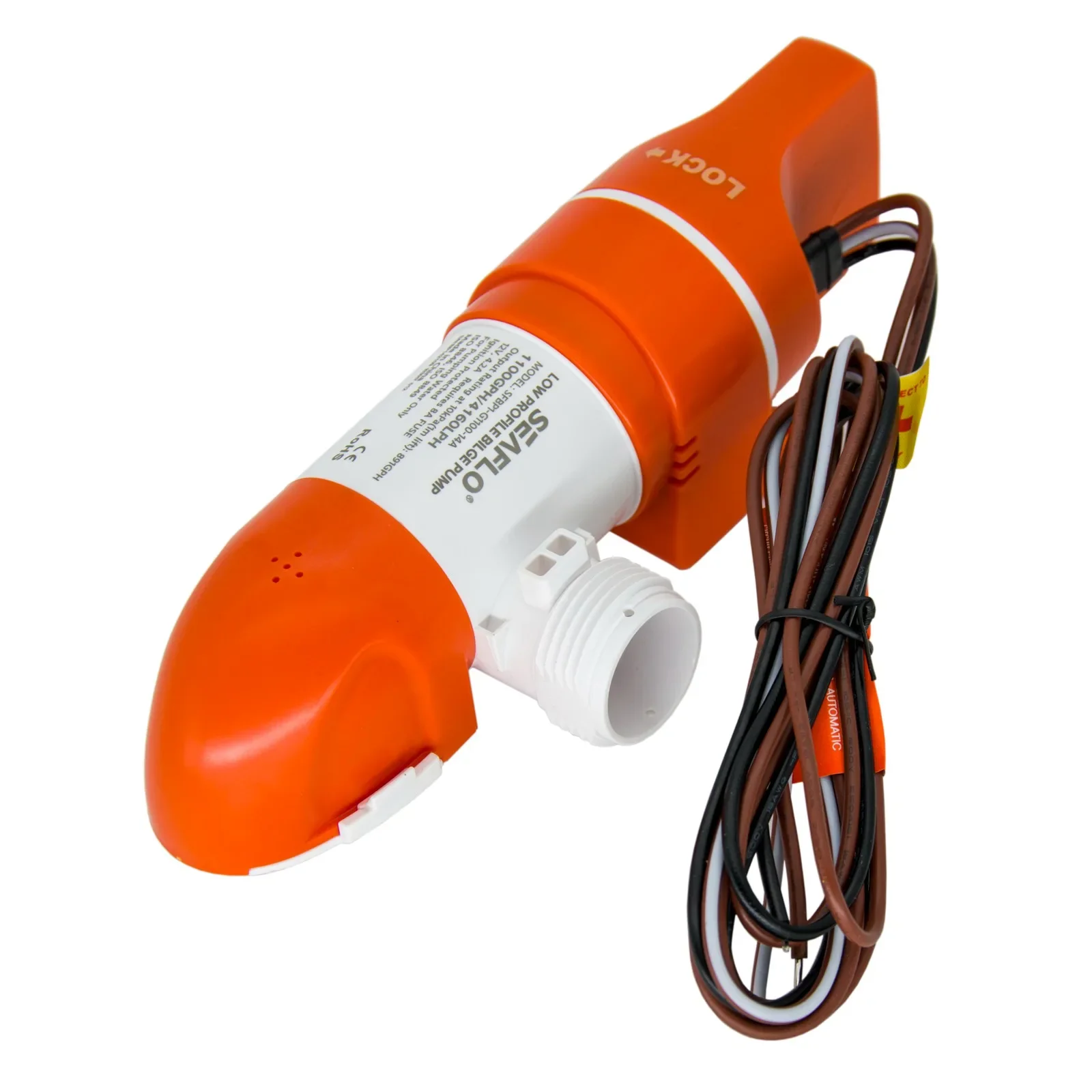 14A Serie Automatische Lenspomp Laag Profiel Boot Marine Water Sensing Lenspomp 12V 1100GPH