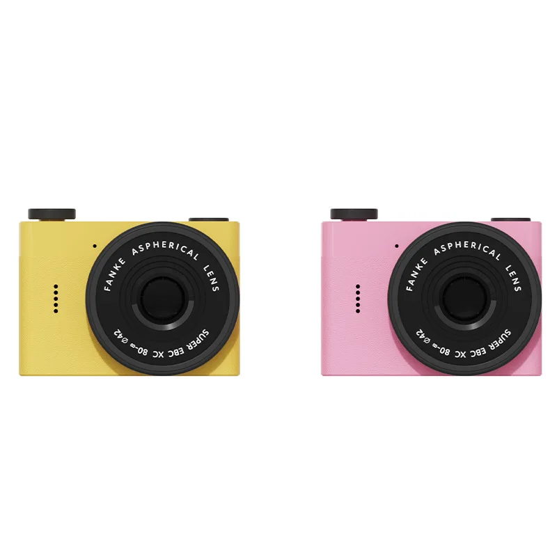 2024 new multi-functional student camera front and rear dual camera portable pocket camera retro mini digital camera holiday gif