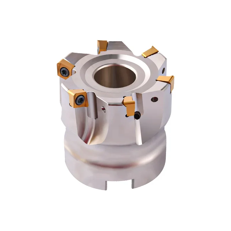 TE90 4NKT Fast-Feed Milling Cutter Tool Holder For Roughing 4NKT060308 4NKT040208 Milling Head Alternative To 300R 400R Series