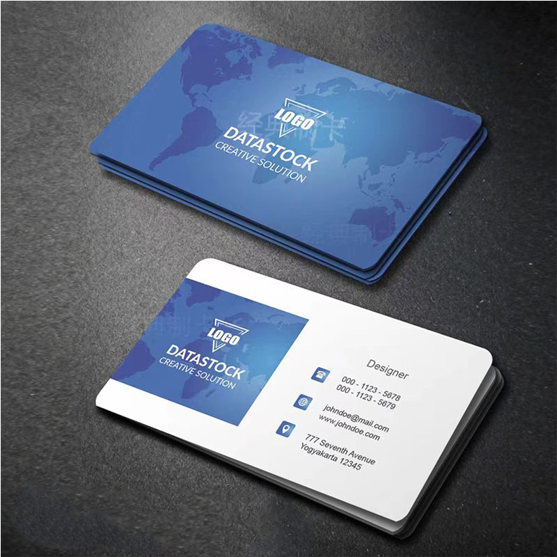 50-500 шт. дешевая индивидуальная визитная карточка полноцветная двусторонняя печать визитная карточка 300GMG бумага