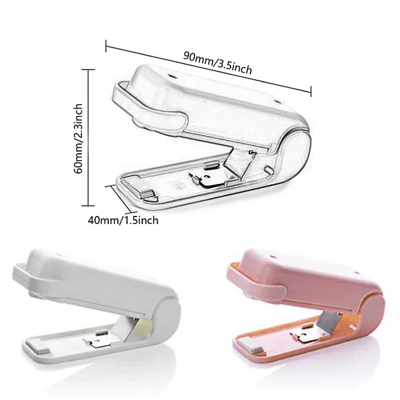 Mini macchina per sigillare sacchetti di calore Sacchetti sigillanti per pacchetti Chiusura termica per sacchetti per alimenti in plastica Sigillante portatile Imballaggio Strumenti speciali da cucina